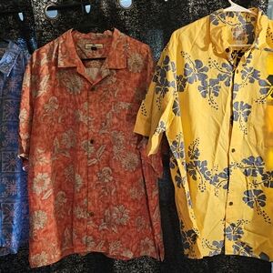 Lot Of 3 Vintage Hawaiin Shirts